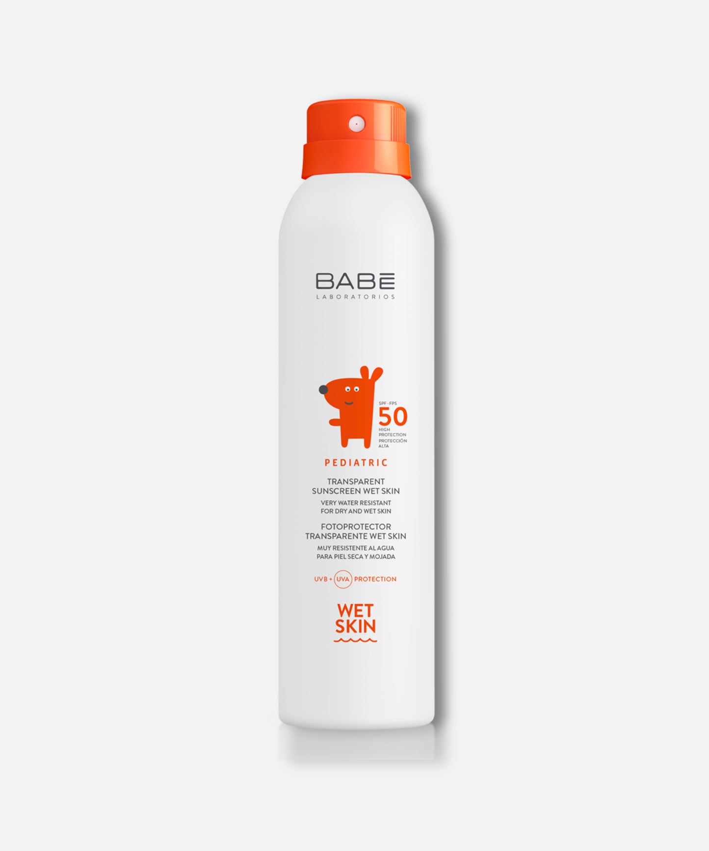 Pediatric Transparent Sunscreen Wet Skin