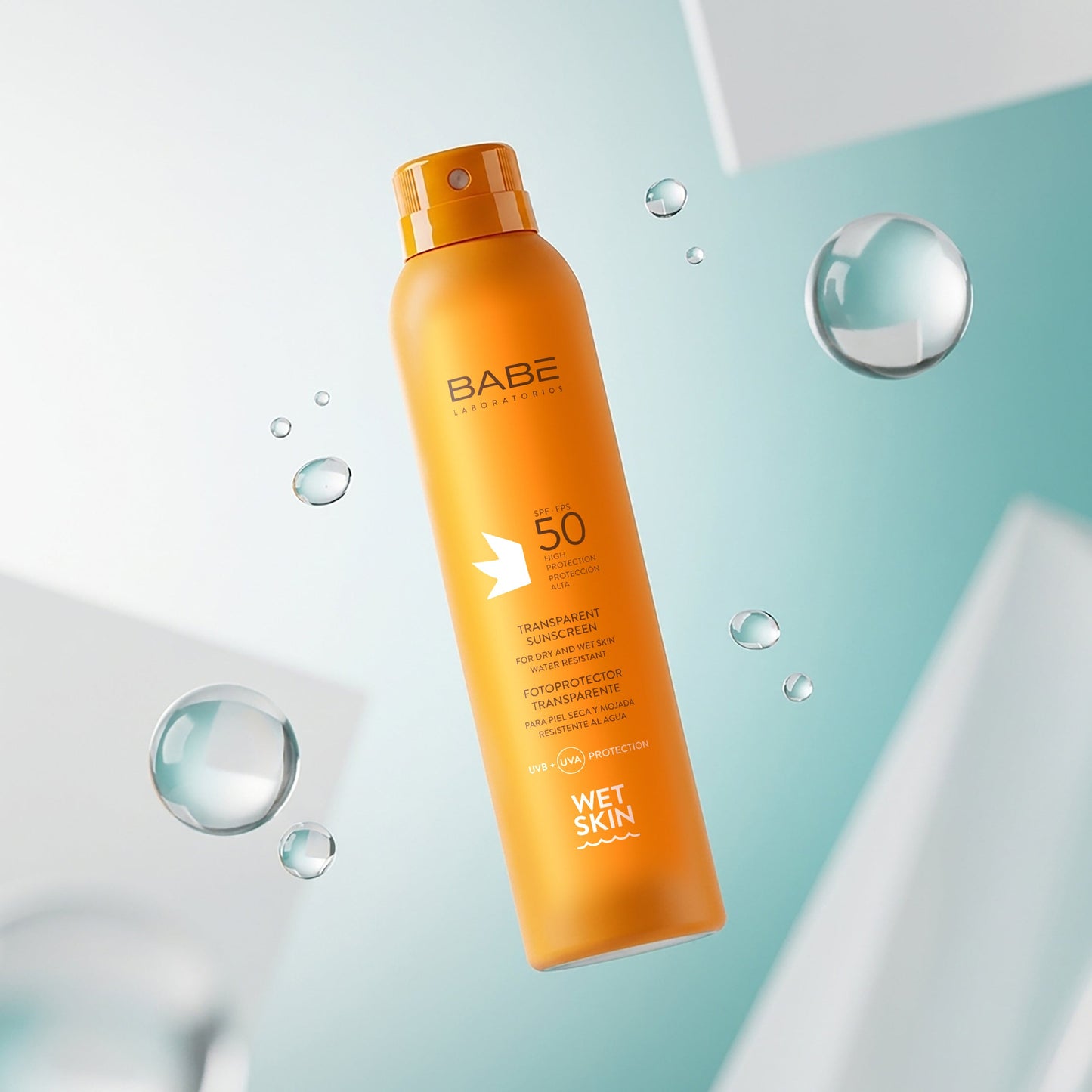 Transparent Sunscreen Wet skin