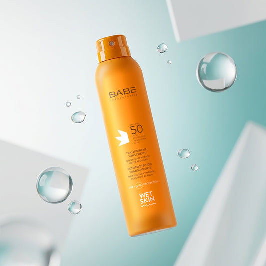 Transparent Sunscreen Wet skin